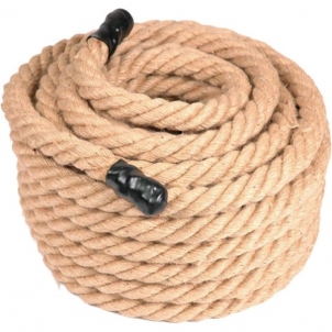 Sukta džiuto virvė, 25m Virvinės kopėčios, laipiojimo virvės, žiedai, trapecijos