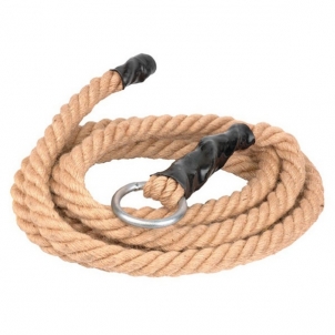 Sukta džiuto virvė, 5 m Virvinės kopėčios, laipiojimo virvės, žiedai, trapecijos