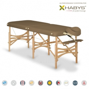 Sulankstomas masažo stalas HABYS Alba Soft Touch Brown Massage furniture