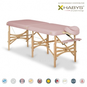 Sulankstomas masažo stalas HABYS Alba Soft Touch Lilac Masāžas mēbeles