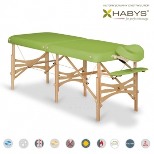 Sulankstomas masažo stalas HABYS Alba Soft Touch Limon Masāžas mēbeles