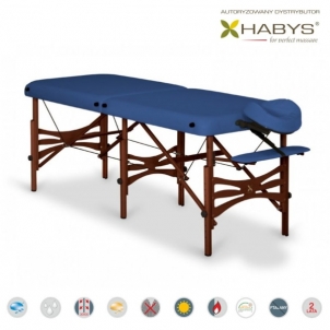Sulankstomas masažo stalas HABYS Alba Vinyl Flex Navy Blue