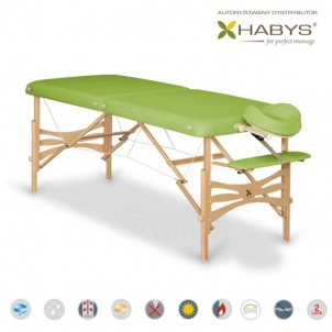 Sulankstomas masažo stalas HABYS Panda Soft Touch Limon Masāžas mēbeles
