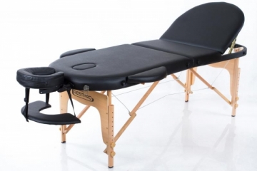 Sulankstomas masažo stalas Restpro Classic Oval 3 Black Massage furniture