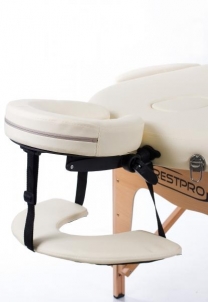 Sulankstomas masažo stalas Restpro Classic Oval 3 Cream