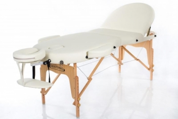Sulankstomas masažo stalas Restpro Vip Oval 3 Cream Массаж мебель