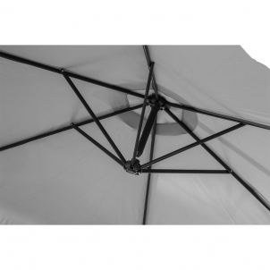 Sulankstomas sodo skėtis - Saska Garden, 300 cm, pilkas