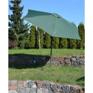Sulankstomas sodo skėtis Saska Garden, 300cm, žalias