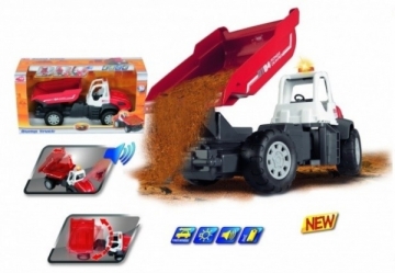 Žaislinis sunkvežimis su garso ir šviesos signalais Dickie 203413433 Žaislai berniukams