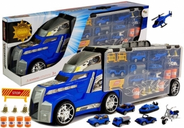 Žaislinis sunkvežimis su automobilių modeliukais Lean Toys Žaislai berniukams