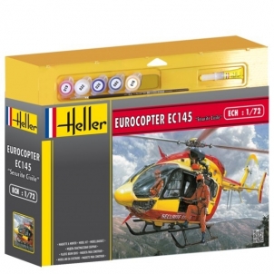 Surenkamas sraigtasparnis Heller 60375 EUROCOPTER EC Stick patterns for kids