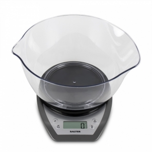 Svarstyklės Salter 1024 SVDR14 Electronic Kitchen Scales with Dual Pour Mixing Bowl silver