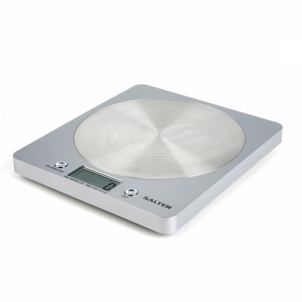 Svarstyklės Salter 1036 SVSSDR Disc Electronic Digital Kitchen Scales - Silver Buitinės svarstyklės