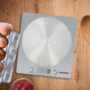 Svarstyklės Salter 1036 SVSSDR Disc Electronic Digital Kitchen Scales - Silver