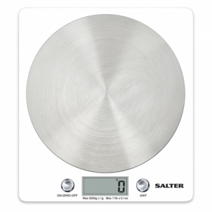 Svarstyklės Salter 1036 WHSSDR Disc Electronic Digital Kitchen Scales - White
