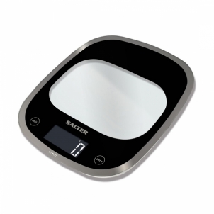 Svarstyklės Salter 1050 BKDR Curve Glass Electronic Digital Kitchen Scales Household scales