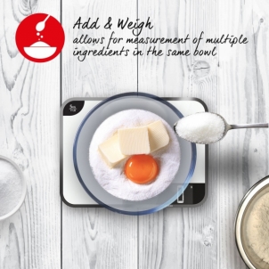 Svarstyklės Salter 1064 WHDR Mini-Max 5kg Digital Kitchen Scale - White