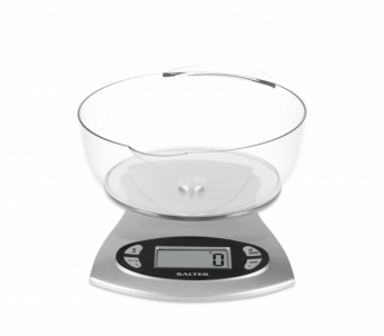 Svarstyklės Salter 1069 SVDR 5KG Electronic Kitchen Scale - Silver 