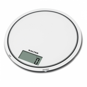 Svarstyklės Salter 1080 WHDR12 Mono Electronic Digital Kitchen Scales - White Buitinės svarstyklės