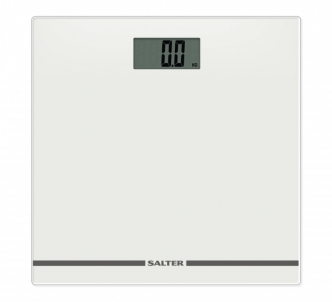 Svarstyklės Salter 9205 WH3RLarge Display Glass Electronic Bathroom Scale - White