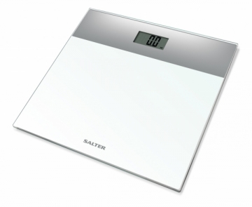 Svarstyklės Salter 9206 SVWH3R Glass Electronic Scale Silver/White Ķermeņa un virtuves svari