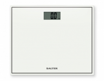 Svarstyklės Salter 9207 WH3R Compact Glass Electronic Bathroom Scale - White