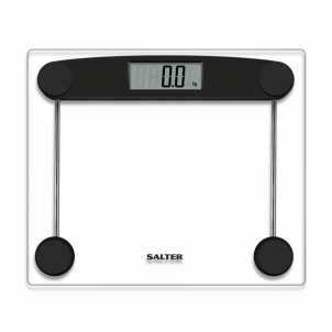 Svarstyklės Salter 9208 BK3R Compact Glass Electronic Bathroom Scale Ķermeņa un virtuves svari