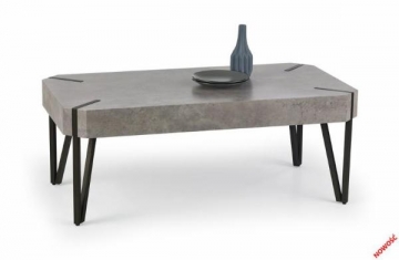 Svetainės staliukas Emily betono/juoda 