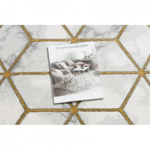 Šviesus kilimas su aukso akcentais EMERALD Glamour | 200x290 cm 