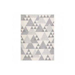 Šviesus raštuotas kilimas SPRING Trikampiai | 120x170 cm