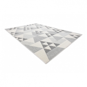 Šviesus raštuotas kilimas SPRING Trikampiai | 80x150 cm