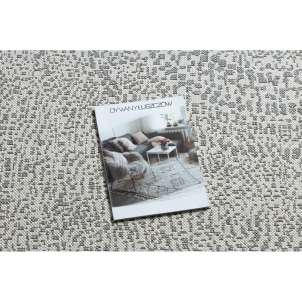 Šviesus sizalio kilimas FLAT Circle | 160x230 cm 