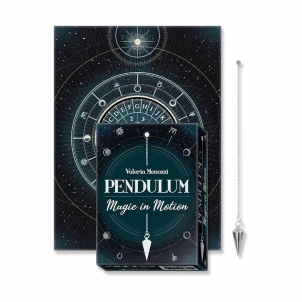 Švytuoklės rinkinys Pendulum Magic in Motion Lo Scarabeo Žaidimų kauliukai, runos, švytuoklės