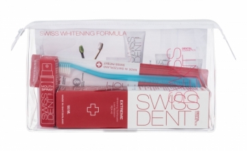 Swissdent Extreme Promo Kit Cosmetic 109ml Dantų pasta, skalavimo skysčiai
