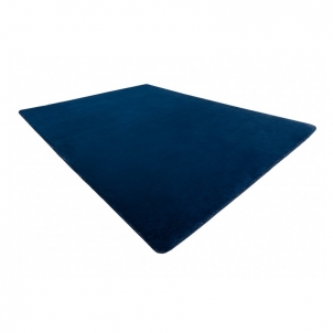 Tamsiai mėlynas kailio imitacijos kilimas POSH | 120x160 cm