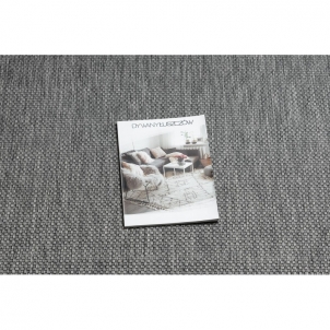 Tamsiai pilkas vienspalvis sizalio kilimas FLAT | 80x150 cm 