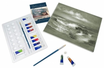 Tapymo komplektas ROYAL BRUSH POM-SET6 Acrylic Paint Your Own Masterpiece-Hampton Beach