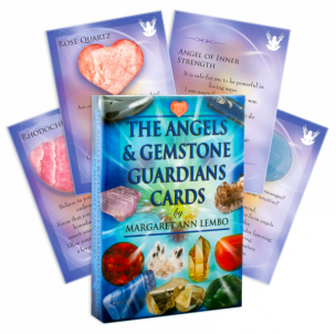 Taro kortos Angels & Gemstone Guardians oracle kortos Findhorn Press
