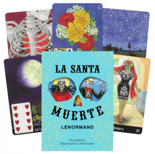 Taro kortos La Santa Muerte Lenormand Taro kortos Schiffer Publishing Taro kārtis