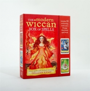 Taro kortos The modern wiccan box of spells cards burtų kortos Schiffer Publishing