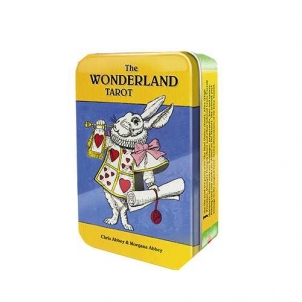 Taro kortos The Wonderland skardinėje dėžutėje
