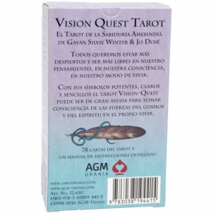 Taro kortos Vision Quest Tarot In Spanish AGM
