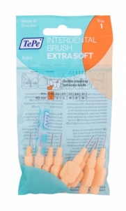 Tarpdančių šepetėlis TePe Extra Soft 8 vnt. 0,45 mm Dantų šepetėliai
