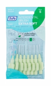 Tarpdančių šepetėlis TePe Extra Soft 8 vt. 0,8 mm Dantų šepetėliai