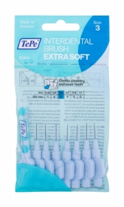 Tarpdančių šepetėlis TePe Extra Soft 8vnt. 0,6 mm Dantų šepetėliai