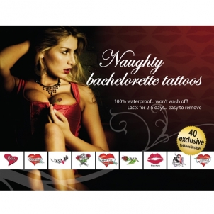 Tattoo Set - Naughty Bachelorette Citilīdzekļi dzimums