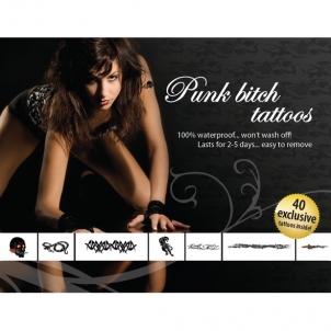 Tattoo Set - Punk Bitch Kitos sekso prekės