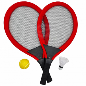 Teniso Raketė WOOPIE Raudona Badmintono raketės