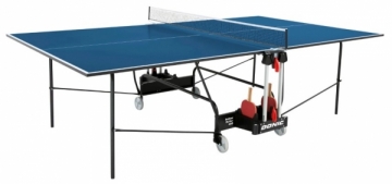 Teniso stalas indoor 19mm DONIC Roller 400 Blue Table tennis tables