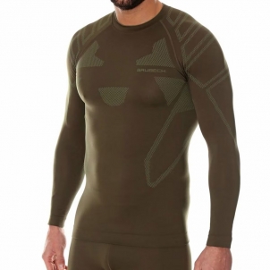 Terminis megztinis Brubeck RANGER PROTECT khaki LS1421M Taktiniai, termoaktyvūs apatiniai drabužiai